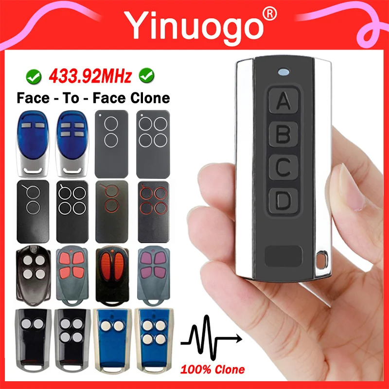 

100% Clone 433.92MHz PHOENIX PHOX TXC TRC HANDY TSC 2 4 PHOX2 PHOENIX2 Garage Door / Gate Remote Control Hand Transmitter