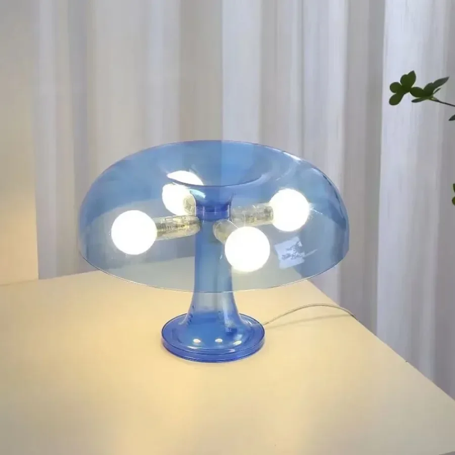 Klassische Pilz-Tischlampen mit E14-Glühbirnen, AC, minimalistische Heimdekorationsbeleuchtung für Hotelschlafzimmer, Nachttisch, moderne Schreibtischleuchten