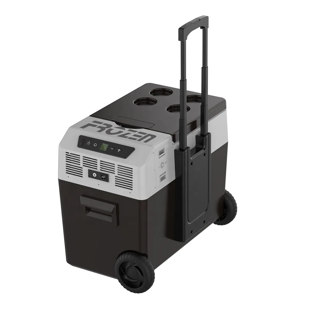 

FC40 40L DC AC Compressor Freezer Outdoor Car Fridge Display Handle Small Cooler Fast Cooling Mobile Car Freezer