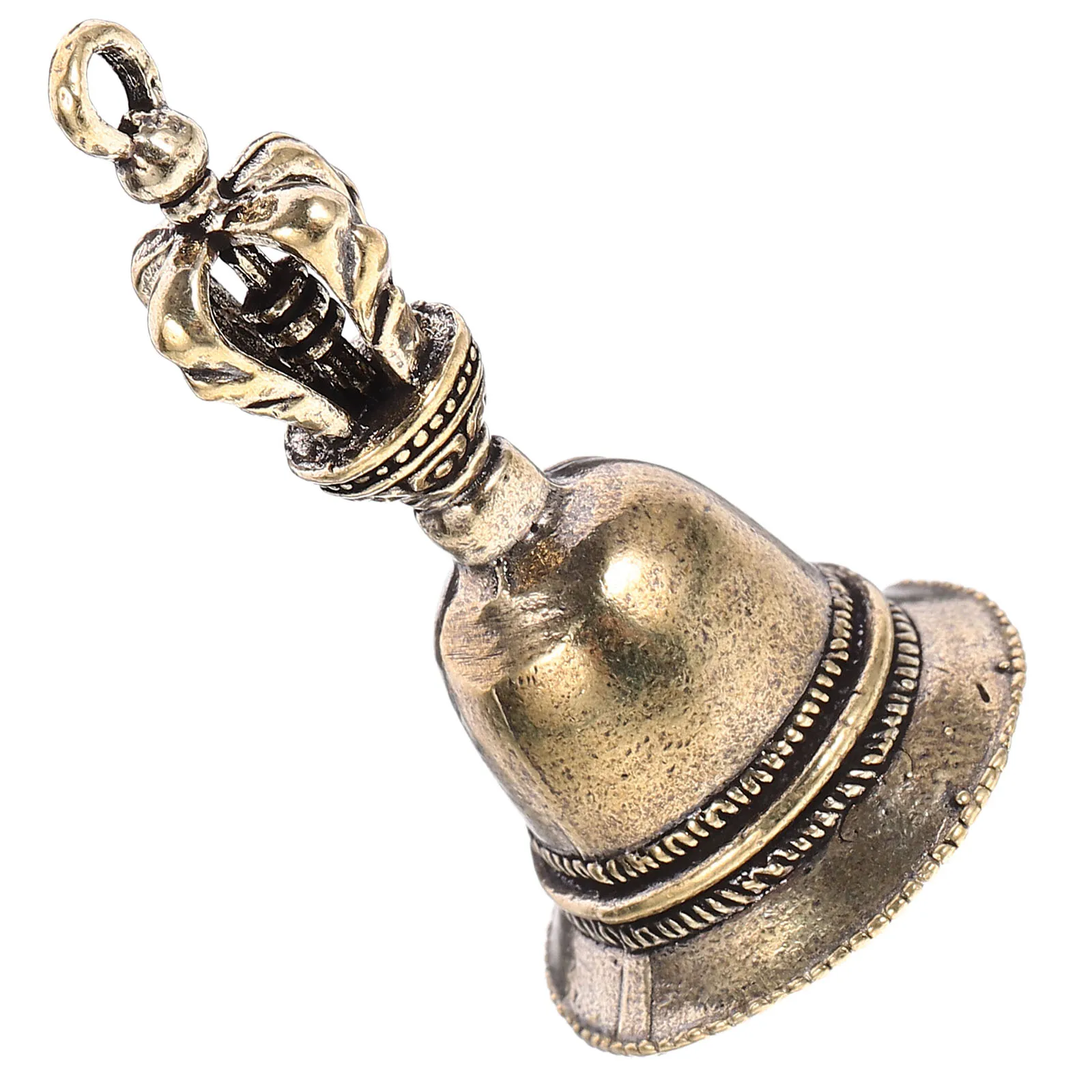 

Hand Bell Metal Loud Clear Sound Ergonomic Handle Hotel Party Teaching Equipment Desktop Ornament Portable Handbell