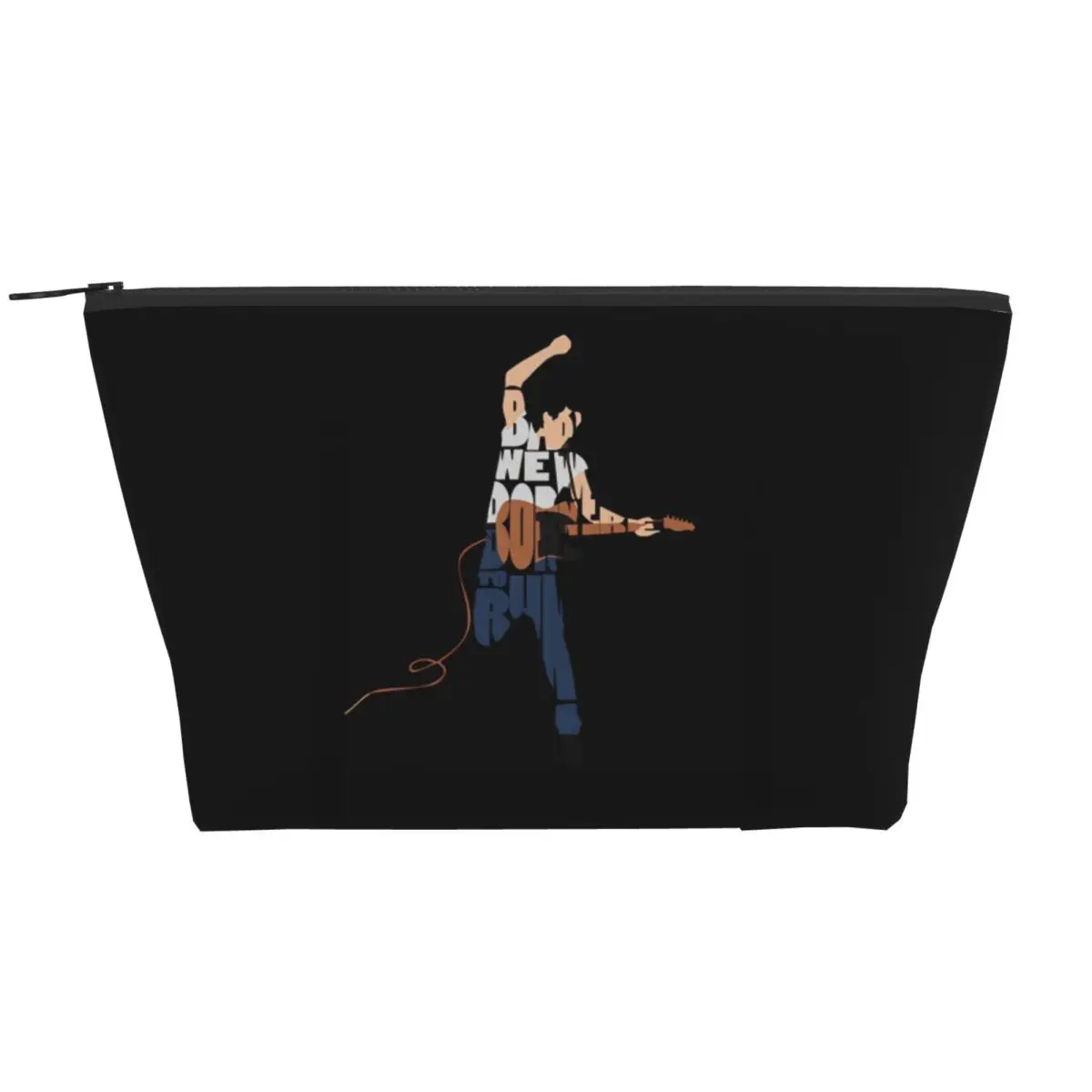 bruce-springsteen-tipografia-arte-inspirowl-design-transparente-viagem-bolsa-de-armazenamento-de-higiene-pessoal-organizador-dopp-kit-caixa