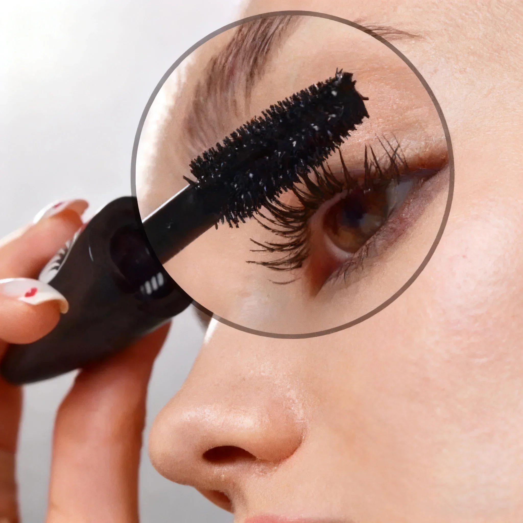 Mascara fibre 7D — — Haute intensité de couleur, noir riche, formule hypoallergénique |   Effet de faux cils super longs et extra épais