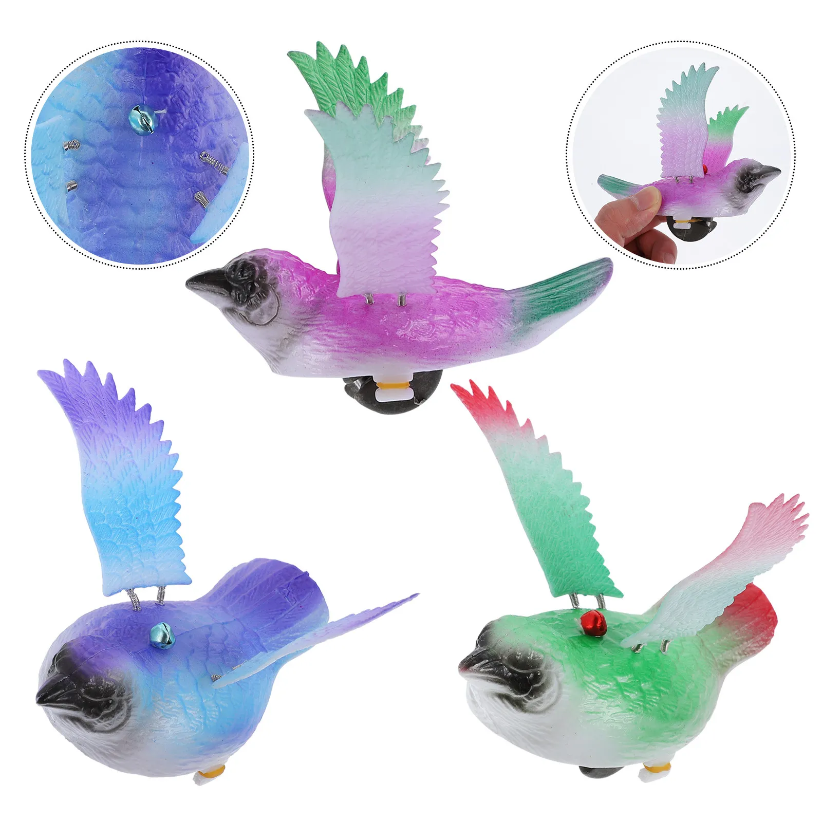 

Набор из 3 заводных игрушек-животных на веревочке: яркий дизайн, изысканное исполнение, не требует сборки. Веселый праздничный подарок для детей.