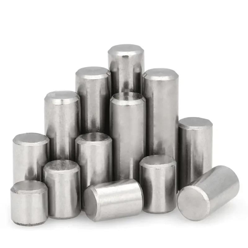 M0.8 M1 M1.5 M2 M2.5 M3 M4 M5 M6 M8 ~M25 Cylindrical Pin Locating Dowel 304 Stainless Steel Fixed Shaft Solid Rod GB119 4~120mm