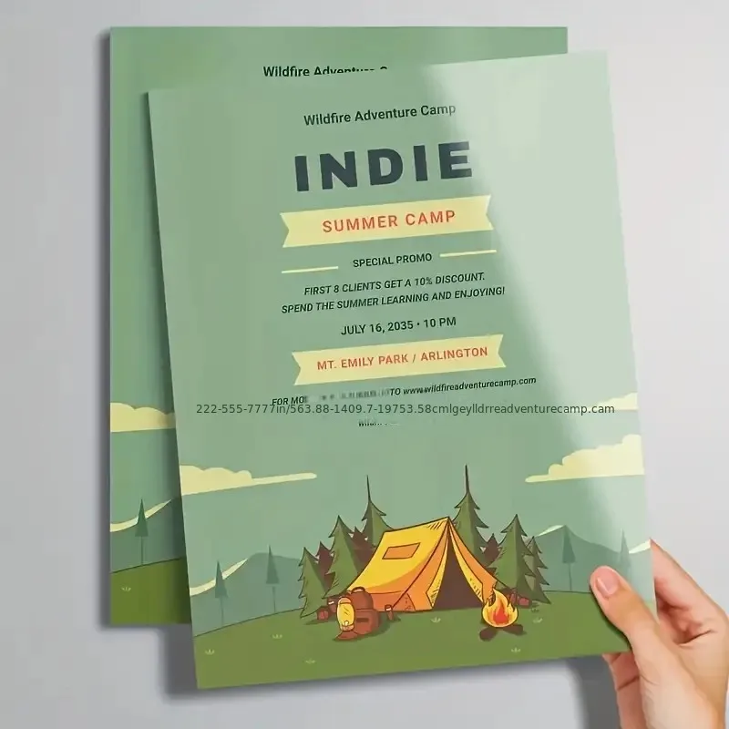 

A5 Flyers 500pcs Custom Printed Flyers For Business Promotion Leaflets For Shop Event Advertising Marketing