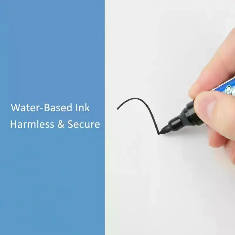 Dry Erase Markers: Non Toxic Vivid Ink Smooth Writing School Office Home