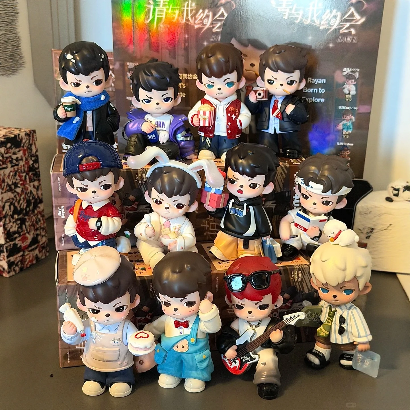 

New Genuine Tnt Rayan V5 Please Date With Me Series Blind Box Trendy Ornaments Toys Limited Edition Decor Collect Christmas Gift