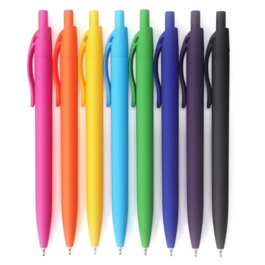 

Retractable Ballpoint Pens 1.0MM Black Ink Medium Point 8 Pack Colorful Black Ink Pens for Office School Use