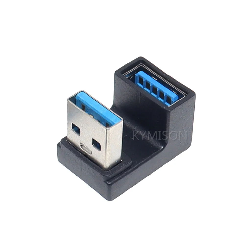 Adaptador USB 3,0 de 1 piezas, conector macho a hembra, convertidor macho-hembra, acoplador cambiador duradero para PC y portátil