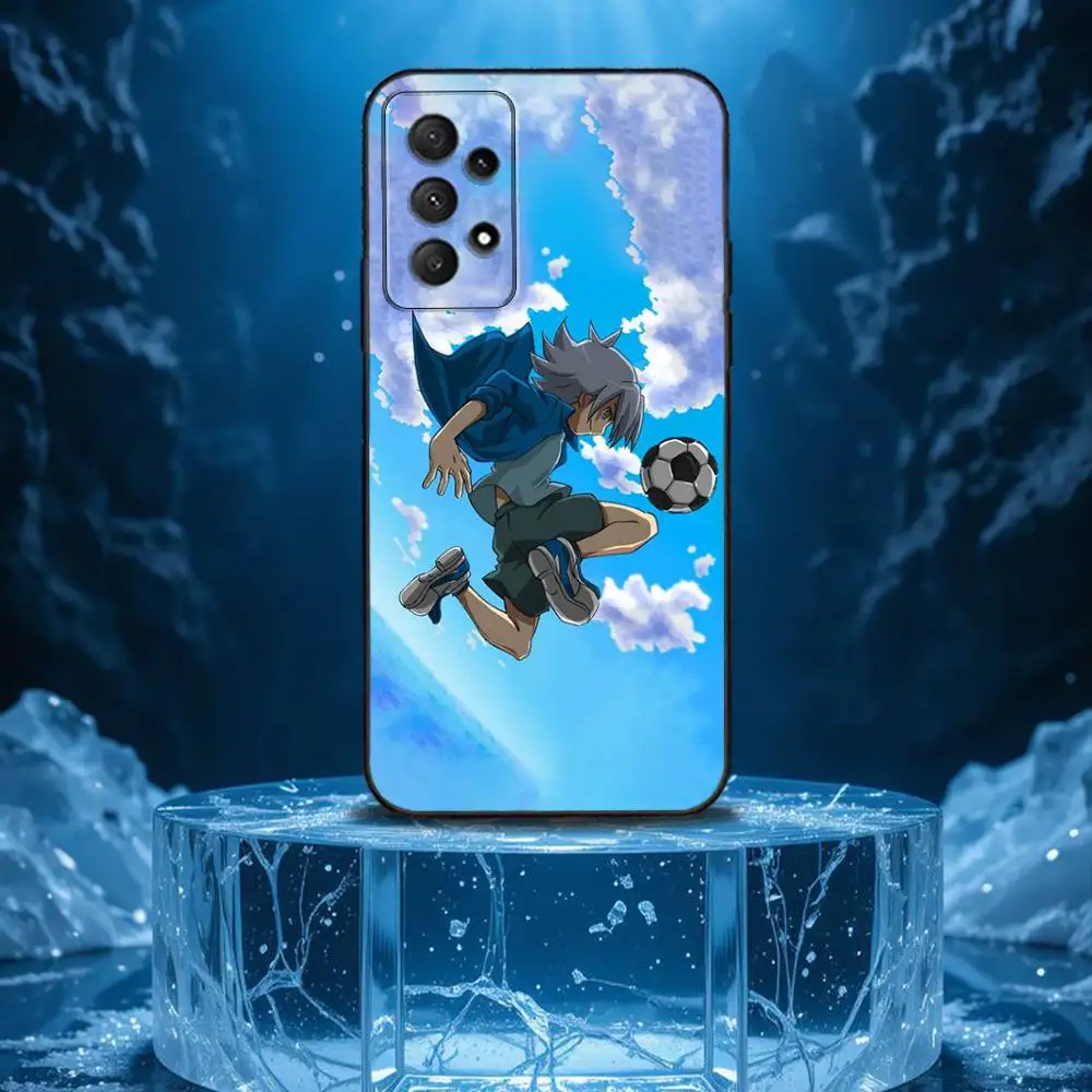 حافظة هاتف كرة القدم InazumaS Eleven 11 لهاتف سامسونج جالاكسي A13، A21s، A22، A31، A32، A52، A53، A71، A80، غلاف أسود ناعم #3