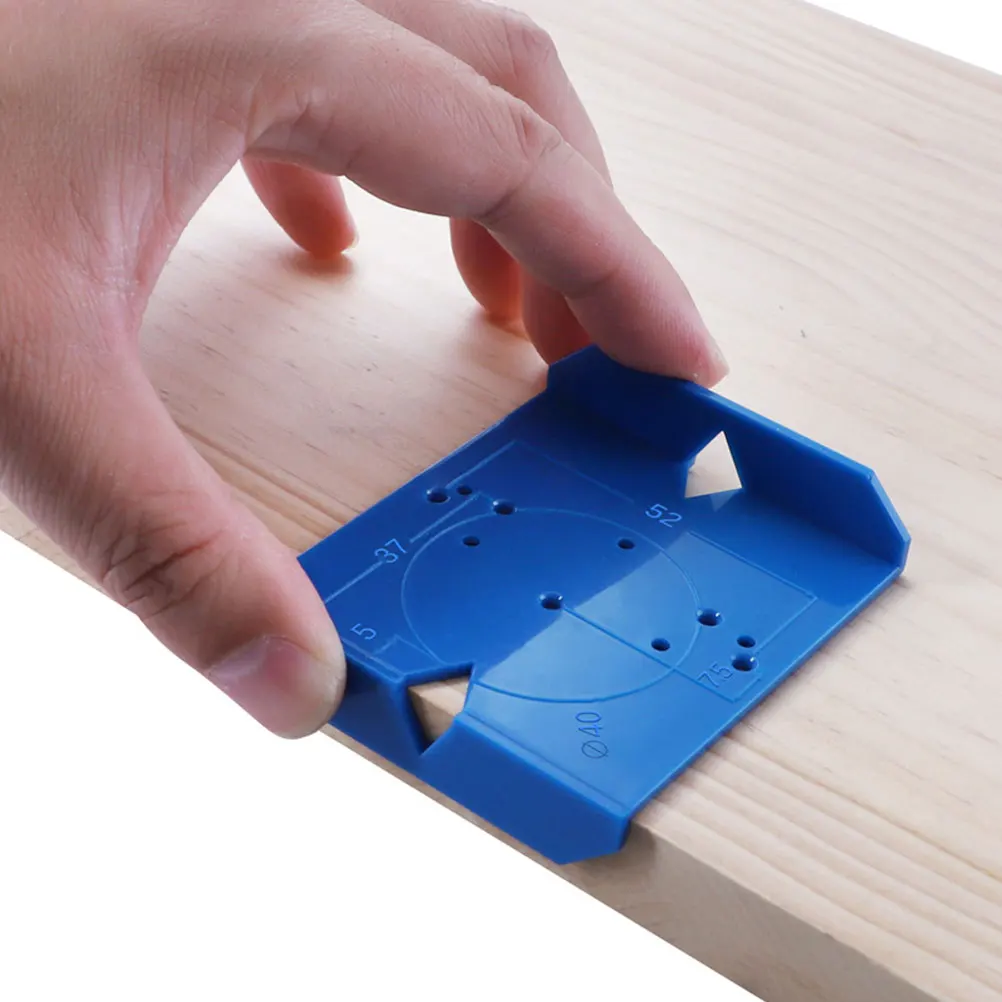 

Concealed Hinge Jig for Cabinet Doors Template Router 35mm 40mm Drilling Dowels Woodworking Fixation Centering Hinges Hardware