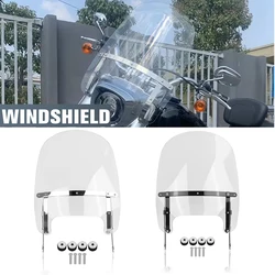 19''Quick Release Touring Windshield For Harley Softail Fatboy FLFB FLFBS 2018-2023 15'' Windscreen Wind Deflector Shield Screen