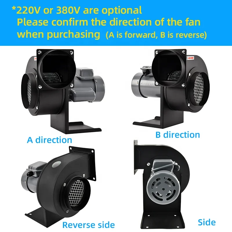 CY125 Low Noise Impeller Blower Sirocco Centrifugal Exhaust Fan Price