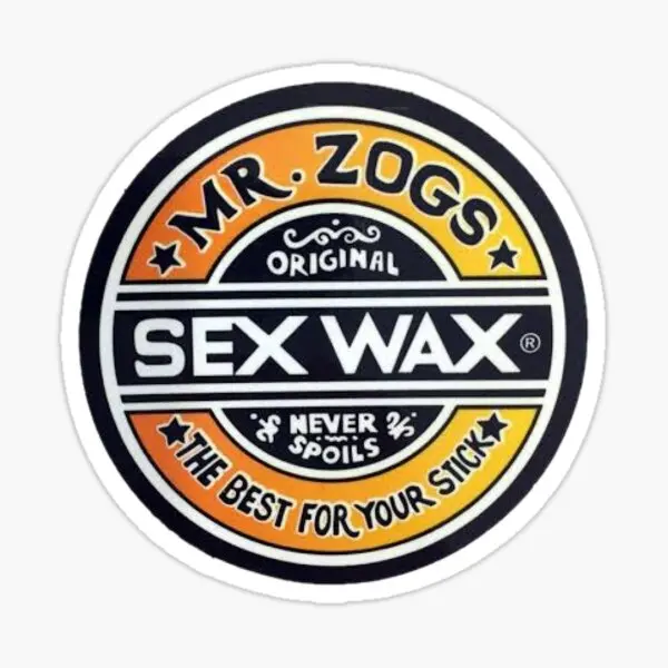 Mr Zogs Sex Wax  5PCS Stickers for Laptop Home Background Cartoon Art Wall Funny Decorations Room Anime Window Car Cute