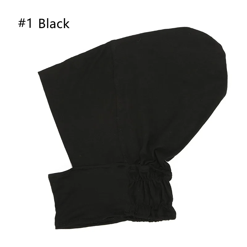 BOHOWAII Hijab Inner Cap Neck Cover Ramadan Elastic Undercap Modal Cotton Instant Turban for Women Chemotherapy Head Scarves