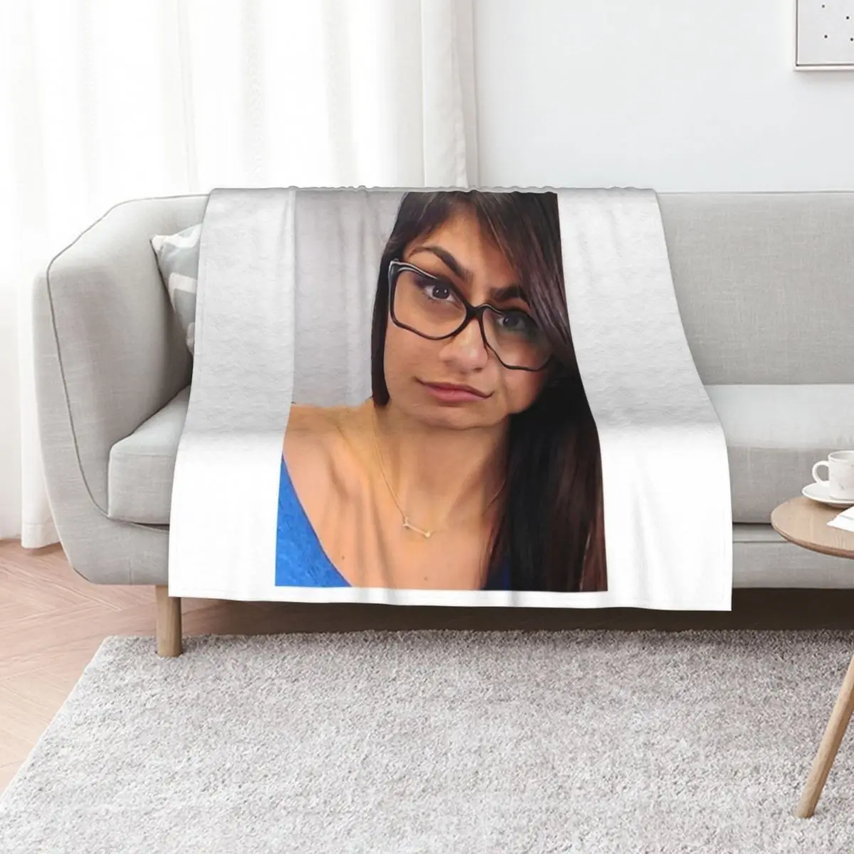 

Mia khalifa Throw Blanket Blankets For Baby Flannels Comforter Bed Blankets