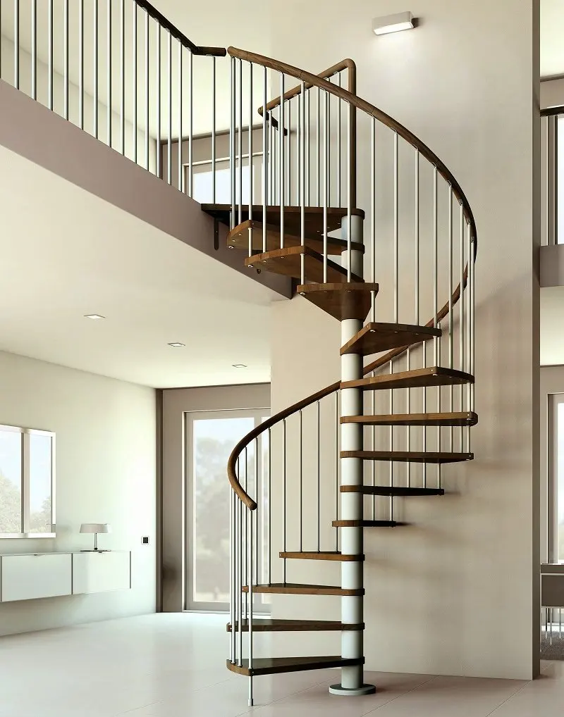 Indoor Metal Stairs Steel Circulate Spiral Staircase Staircase Wrought Iron Railing Designs Staircase