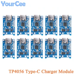 10pcs/2pcs 18650 TP4056 Type-C USB Lithium Battery Charger Module Charging Board With Protection Dual Functions 1A