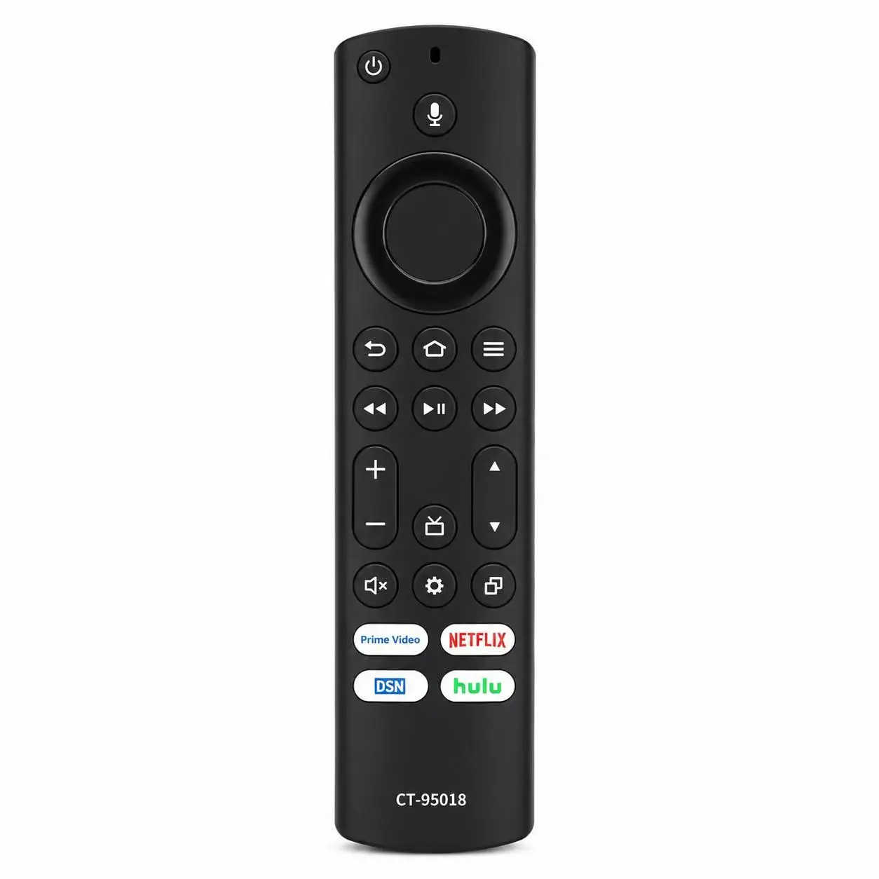 CT‑95018 Non‑Voice IR Replacement Remote Control Compatible With Toshiba Fire TV Edition Smart TV 40C350KU 43C350KU 50C350KU 55C
