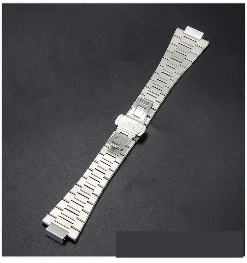 25x13mm Solid Stainless Steel Bracelet 316L Watch Strap For Patek Philippe Nautilus 5711/5712/1A010/5726 Silver Rose Metal Band