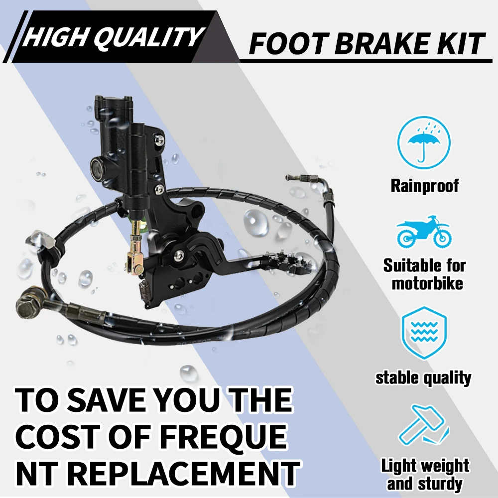 اكسسوارات الدراجات النارية الخلفية الهيدروليكية القدم بدال فرامل رافعة عدة ل SEGWAY X160 X260 ل SURRON Surron Lightbee S/X الترابية E-الدراجة