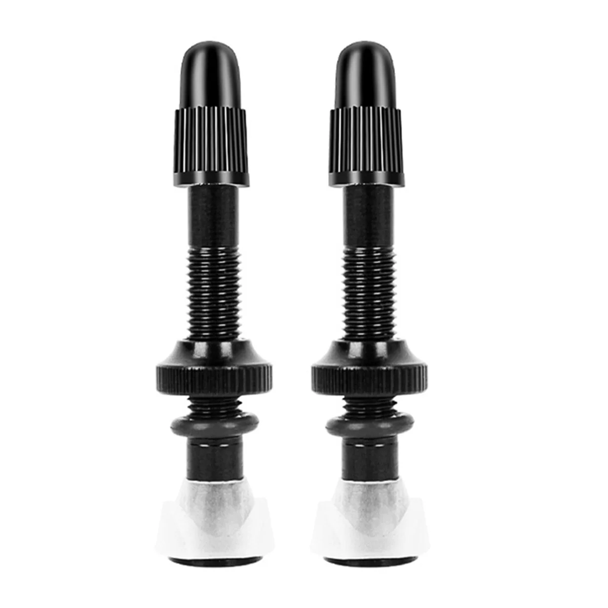 A71P 2pcs Bicycle Valve 40mm Mountain Road Bike Tubeless Tires Conversion Anodize Aluminum Alloy Sealant Accessories