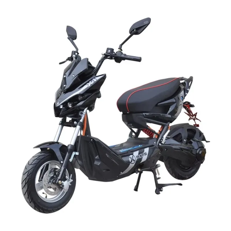 

2025 New Style Direct Selling New Adult Electric Motorcycle 1200w Electric Scooter 2022 Electric Moped With Pedal