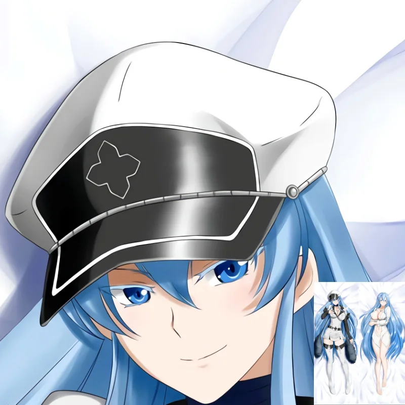 

DIY Customized Dakimakura Anime Esdeath Pillowcase Hugging Body Decorative Pillow Cover Case Double-sided Print Dropshipping