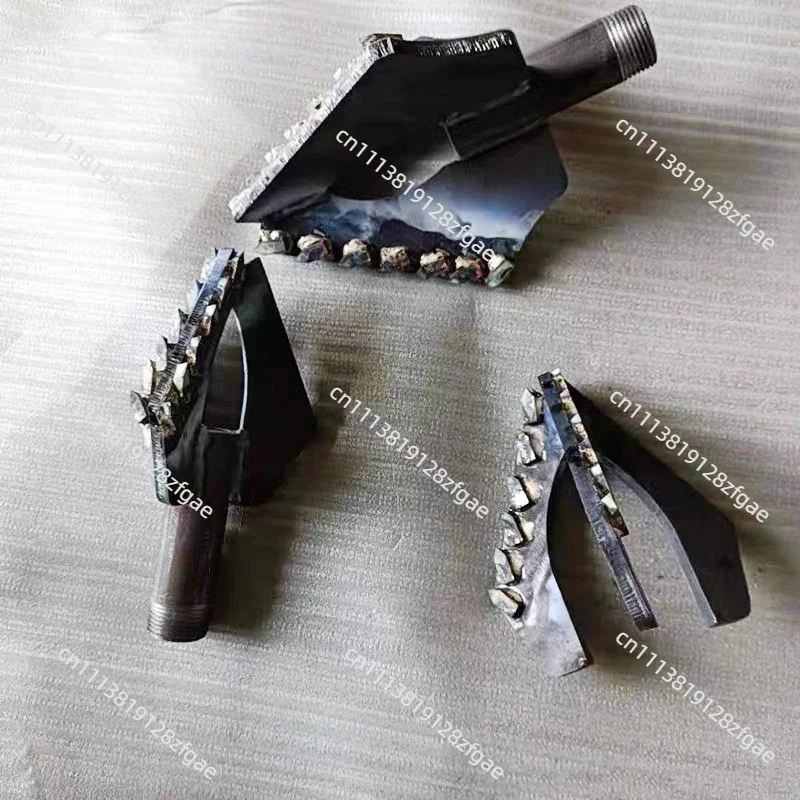 Small water well drilling super hard alloy drill bit / electric drill / 3 wing rock drill bit 4-20 cm