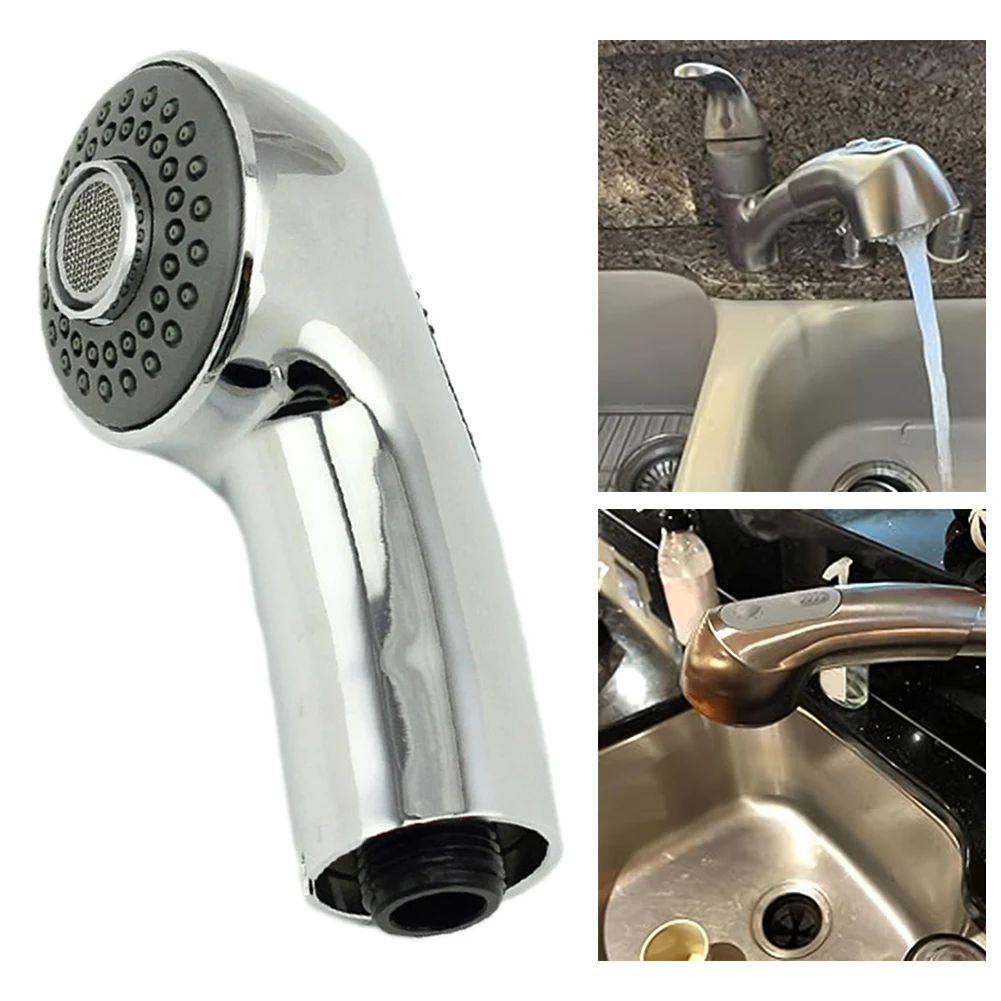 Chrome Pull Out Spray Nozzle for Zedra and For Europlus Faucets Customizable Water Stream Enhanced Performance