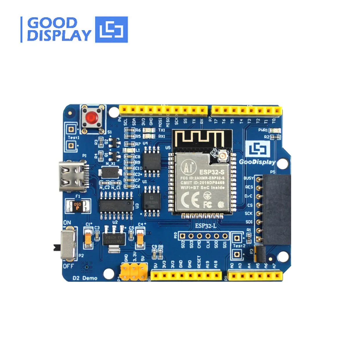 Imagem -04 - Polegada E-paper Display Tipo-c Interface Esp32 Plataforma Esp32-l C102 1.02