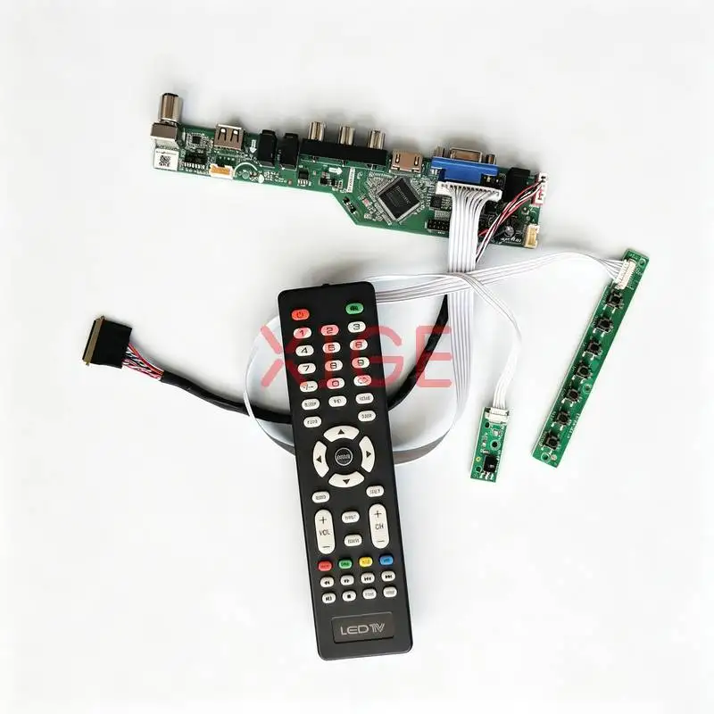 Controller Board Fit B156HW02 LTN156HT01 B156HW01 B156HW03 40-Pin LVDS HDMI+VGA+AV+USB 1920x1080 Laptop Screen 1920*1080 DIY Kit