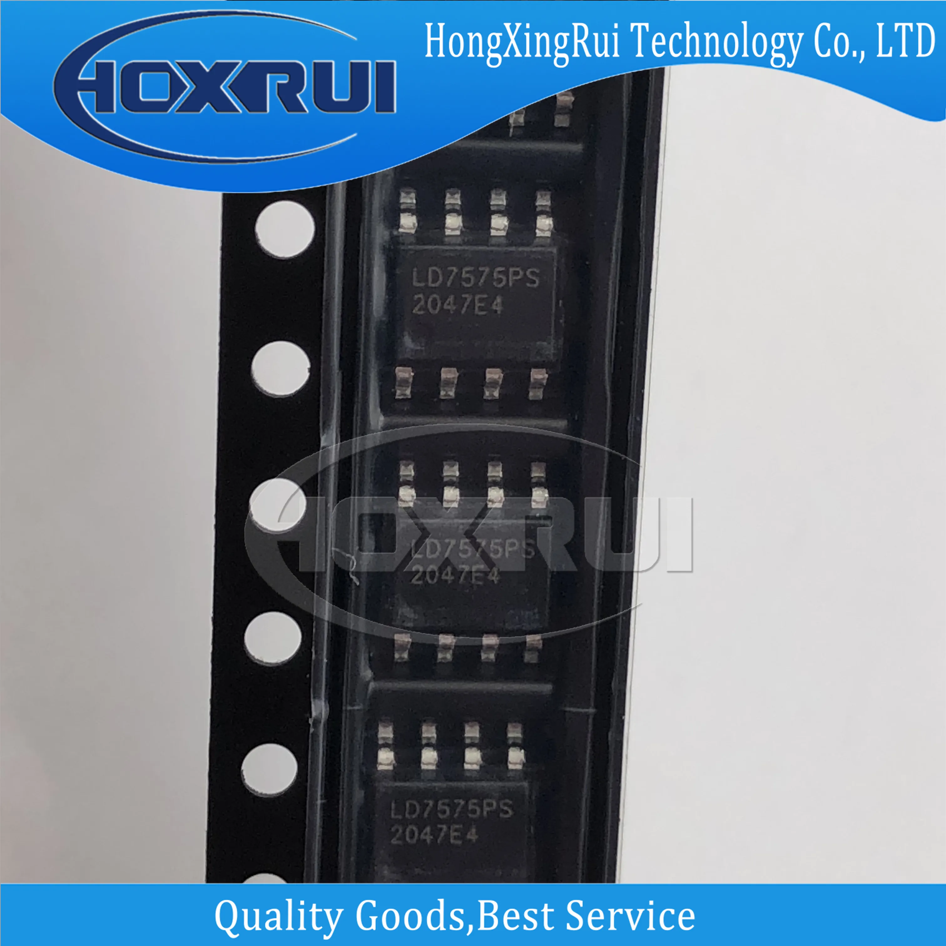 AC-DC 컨트롤러 및 레귤레이터, 그린 모드 PWM 컨트롤러, 고전압 시동 회로 포함, LD7575PS,SOP-8, 5 개