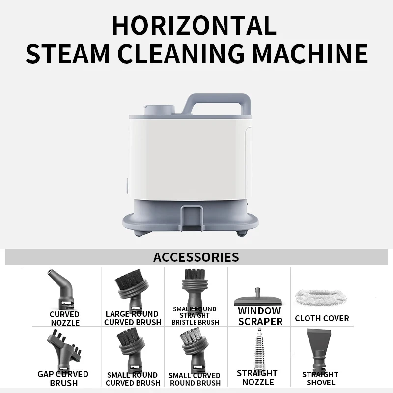 

High Temperature Steam Cleaner Home Appliance Cleaning Machine Range Hood Air Conditioner Washing Machine Commercial 1400W