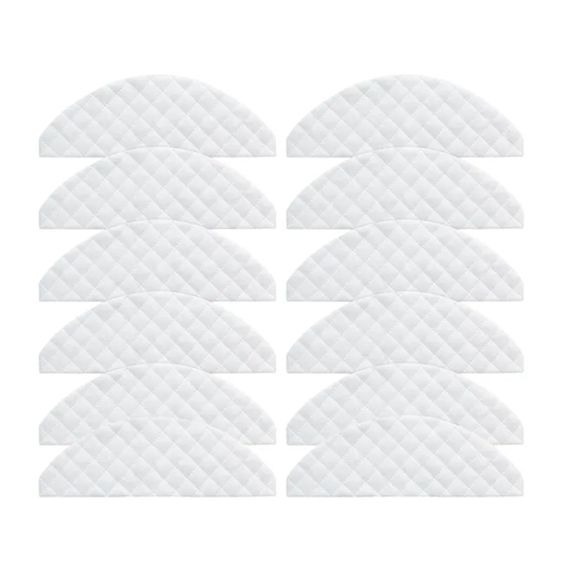 12 pezzi mop panni salviette usa e getta parti accessori per XIAOMI ROIDMI EVE Plus Robot Cleaner Sweeper