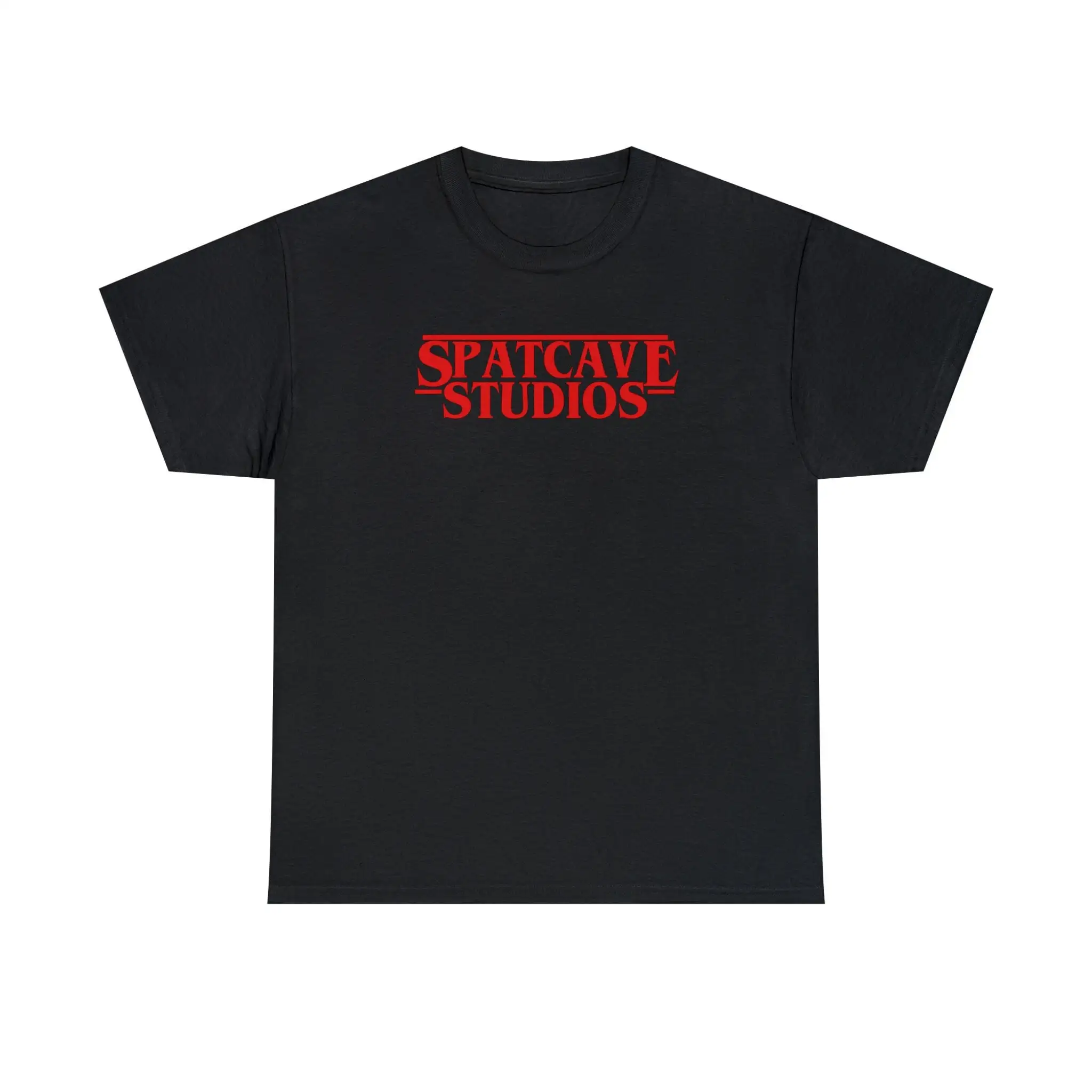 เสื้อยืดผ้าฝ้ายหนาลาย spatcave things