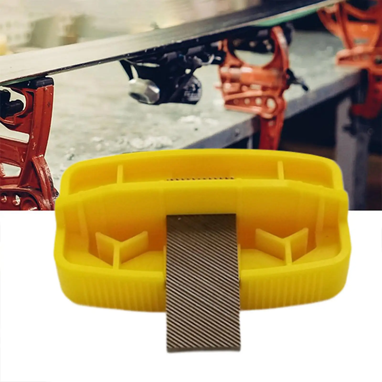 Kit di accordatura smussata per bordi da snowboard Dispositivo per la rimozione della cera Trimmer Bava Strumento per smerigliatura laterale per snowboard Strumento per affilare la tavola da sci Affilatrice per bordi