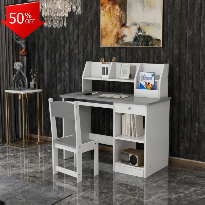 

Wooden Montessori Table Kids Daycare Furniture Kids Study Desk Girl Child Chair Table Elementary School Student Desk Children