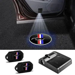 2Pc LED Car Door Welcome Light Ghost Shadow Light Accessories For Ford Mustang GT 2005 2006 2007 2008 2009 2010 2014 2015 Shelby