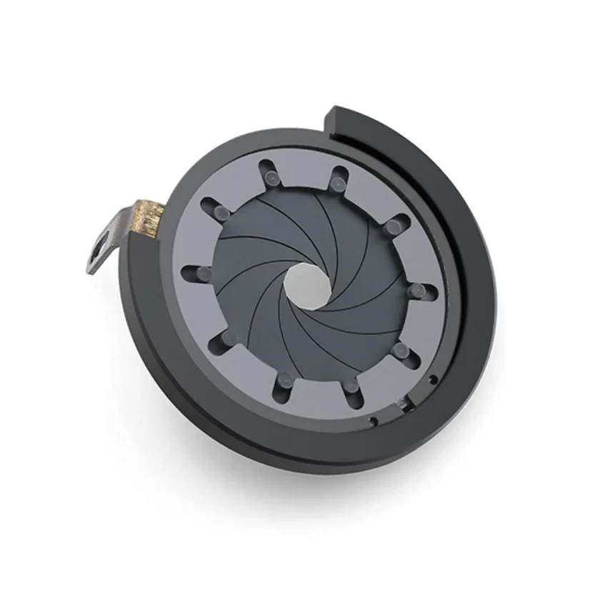 

Mechanical Diaphragm Iris Adjust Light Condenser 4.5-18mm Aperture Stop for Microscope Camera Laser Optical Module Integrated