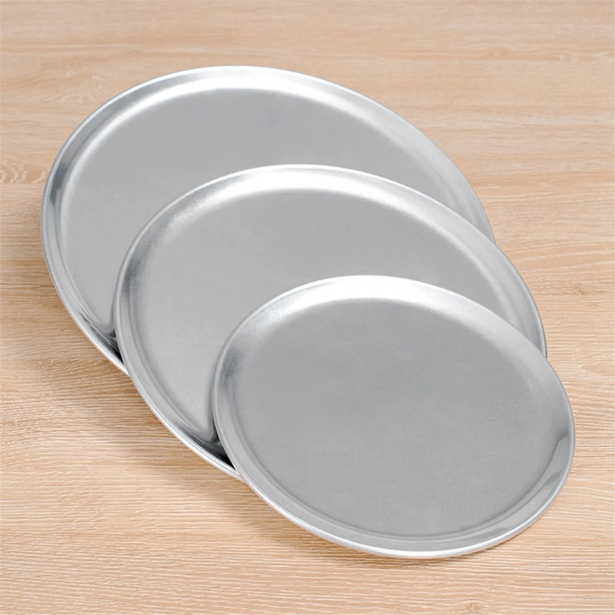 Pizza Pan/Tray, Narrow Rim, Aluminum, 16 Inch