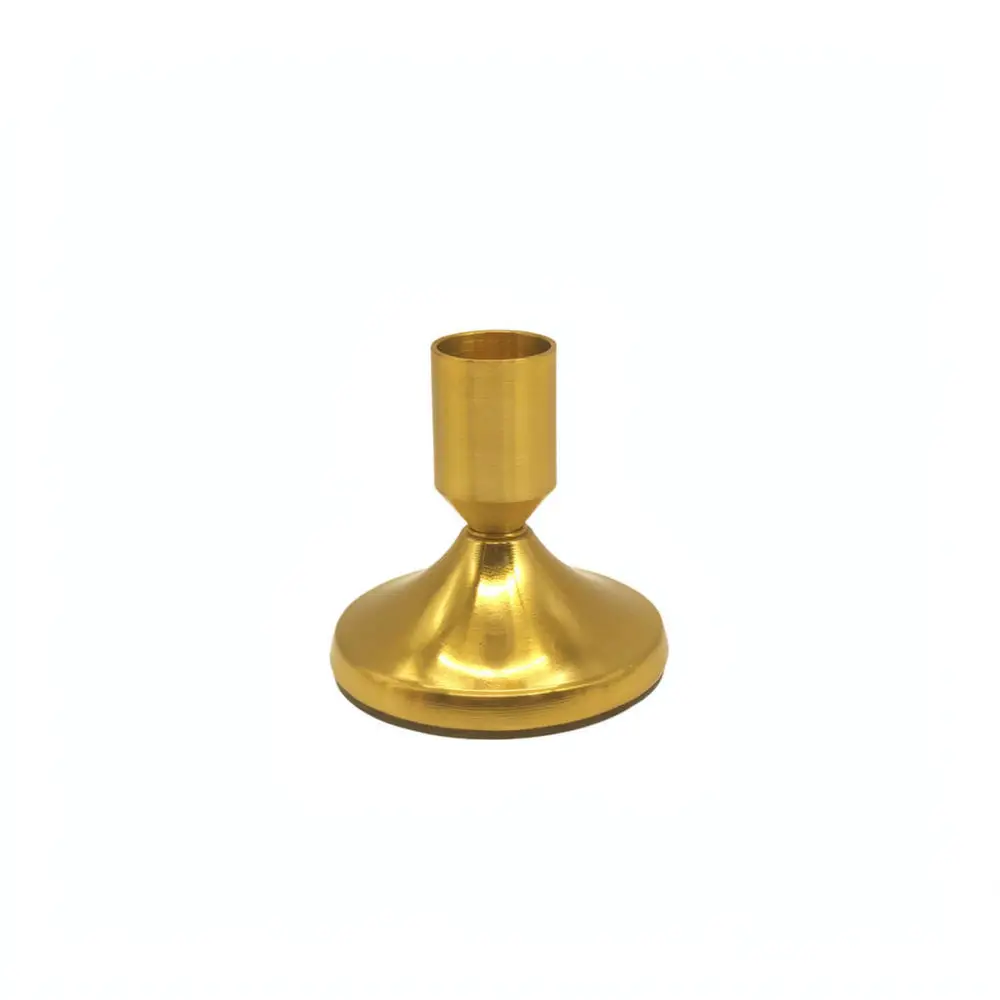 European Simple Style Bronze Candle Holder Metal Candlestick Stand Romantic Table Decor For Wedding Christmas Home Party