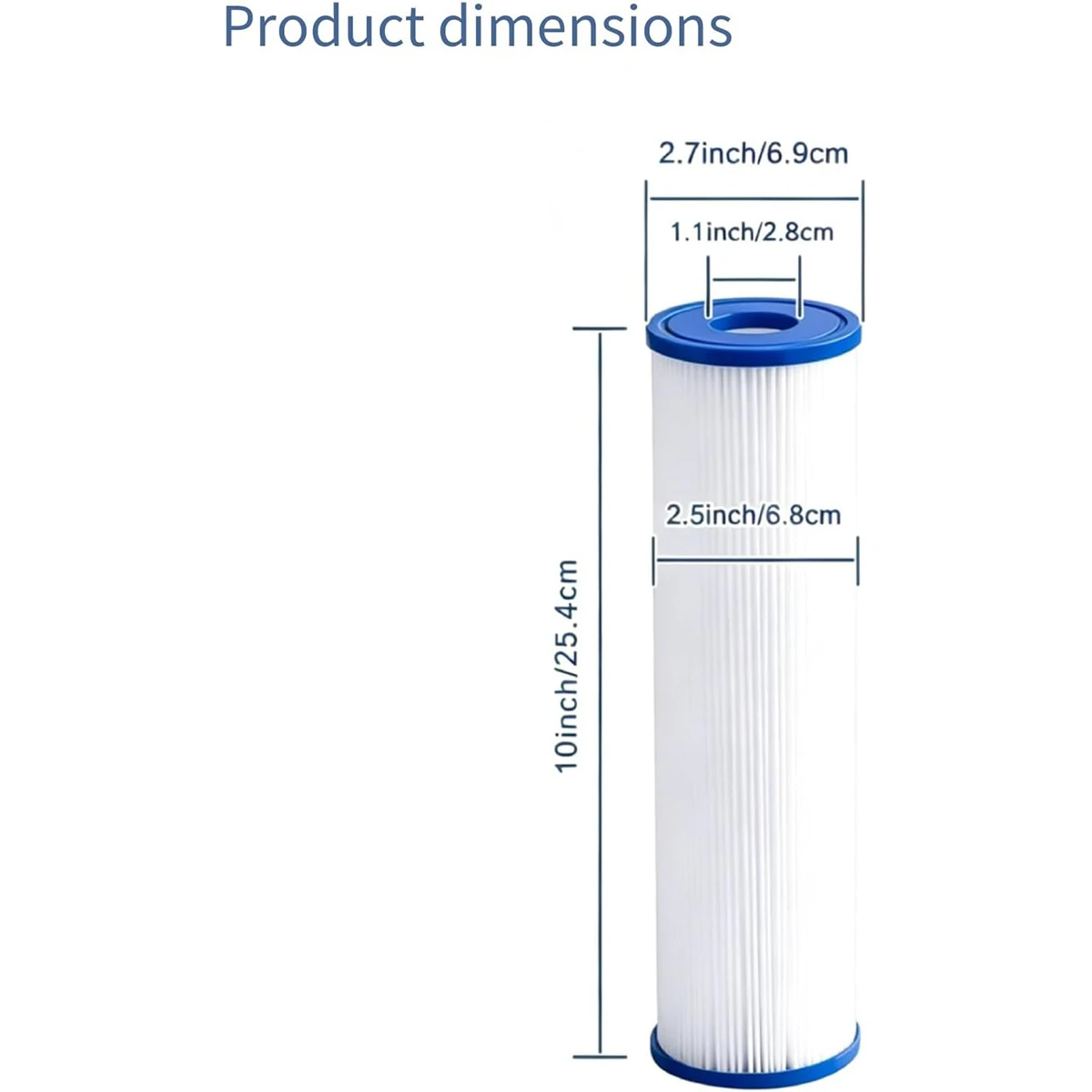 For Ice Bath Water Filter 10