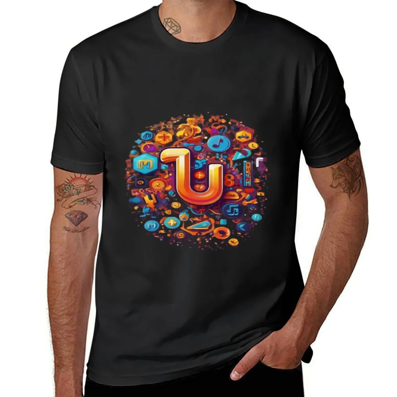 FusionThreads: Uniting Creativity and Passion in Unique Designs T-Shirt sweat blacks t shirts for men cotton