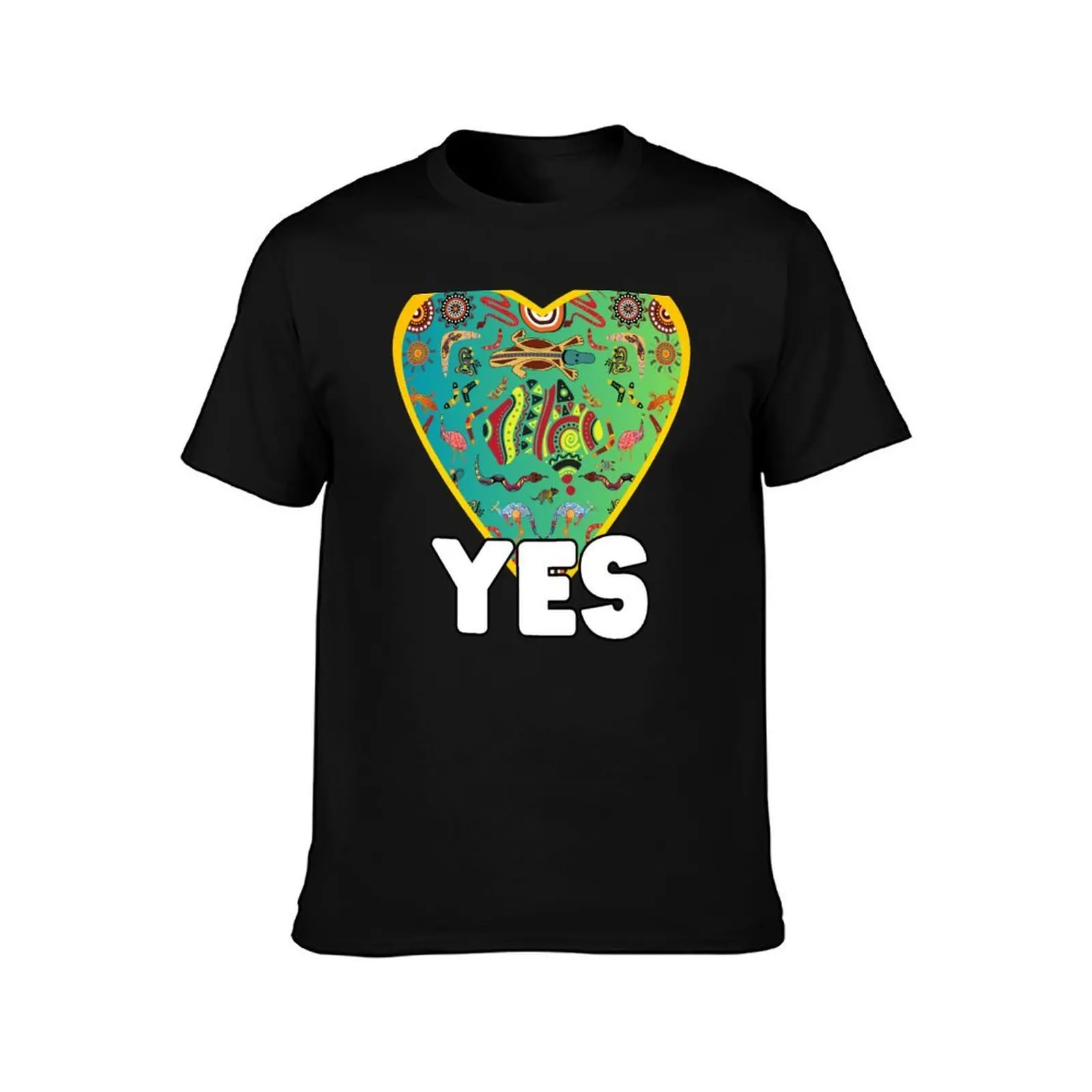 Vote Yes to The Voice T-Shirt t shirt man plain T-Shirt