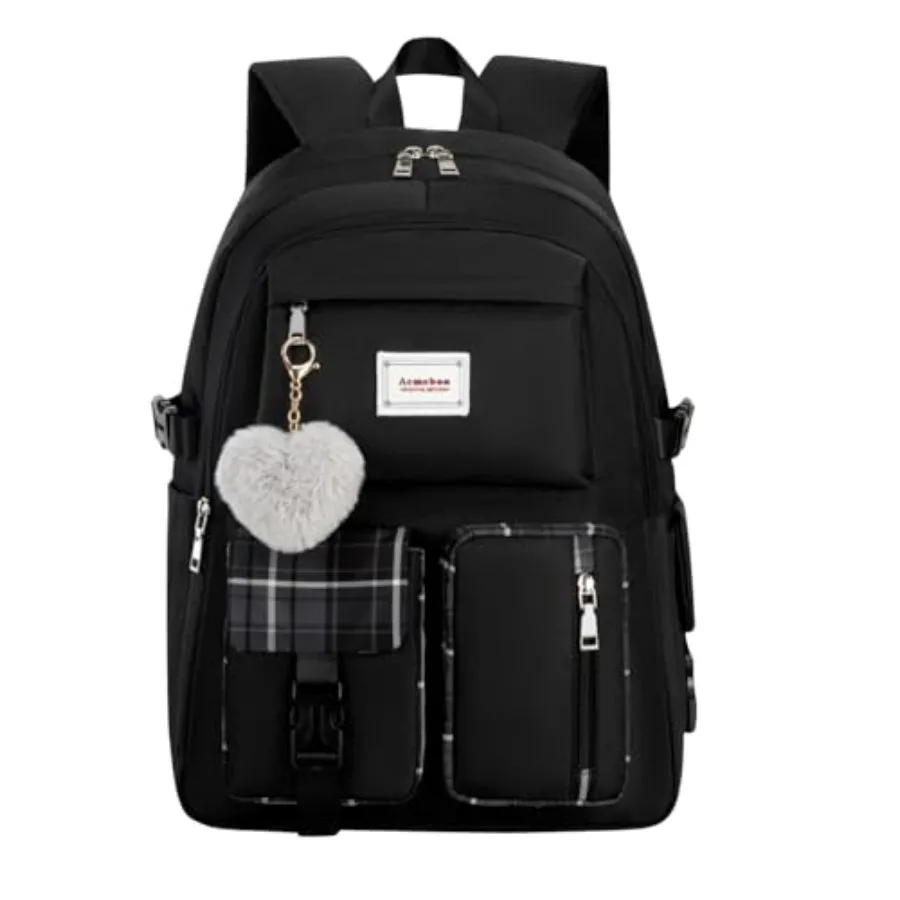 

Girl Roomy Fashion Laptop Backpack Casual Daily Backpack for Women
