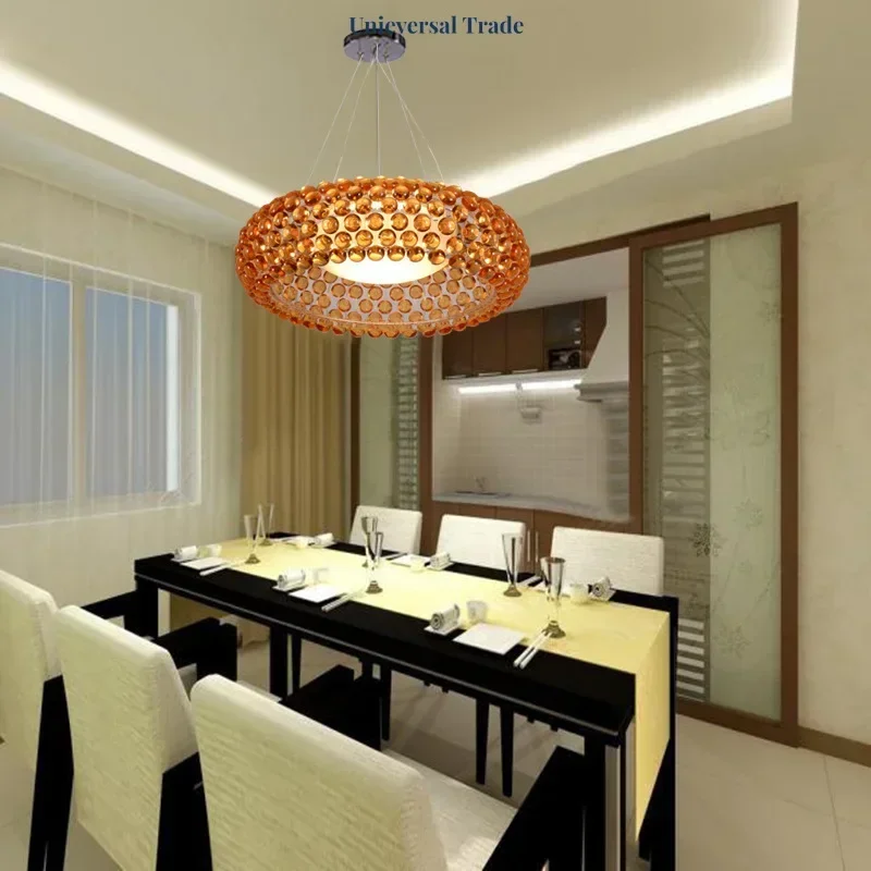 

Modern Elegant style Pendant Light Lustres Cristal lustres e pendentes lamp Transparent/Gold Color Dia35cm/50cm/65cm