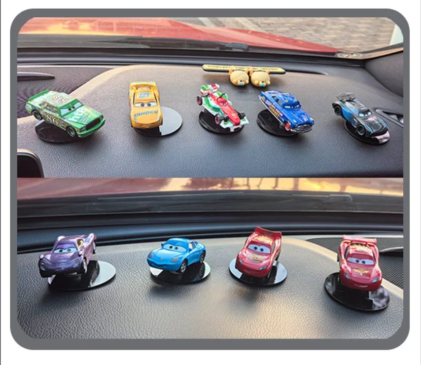 Disney Pixar Cars Lightning McQueen legering automodel - draaiende en drijvende actie met autolijm, leuk autodecor voor verzamelaars