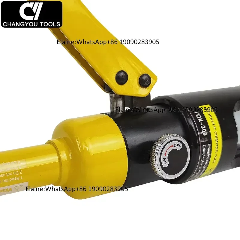 YQK-300 12 Ton Hydraulic Lug Terminal Crimping Tool Hand Operate Cable Wire Crimper with 20mm Stroke view 4