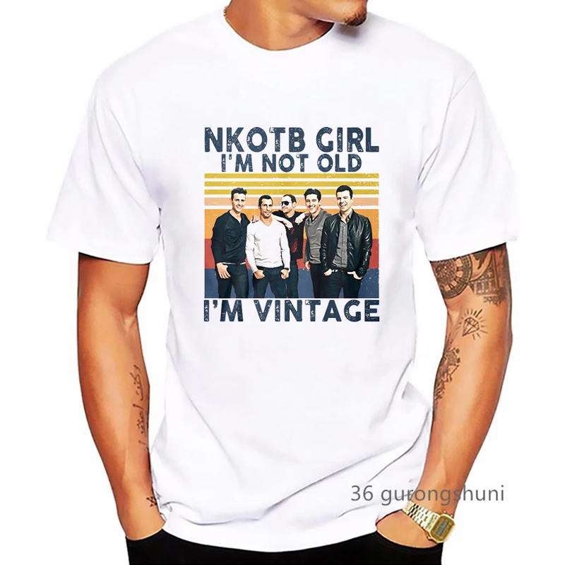 2024 New Kids on the Block T-Shirt NKOTB T Shirt Men Clothes Harajuku Short Sleeve Summer men shirt Tops Streetwear Drop Ship